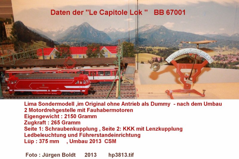 Mein " Le Capitole Zug " in 0 HP3813