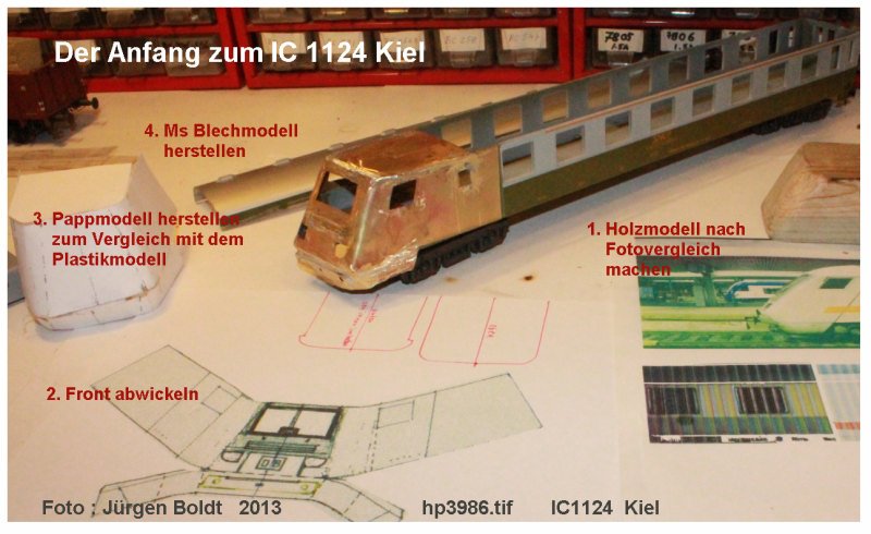 2tes Projekt 2014 -Der IC 1124 Kiel in 0 HP3986