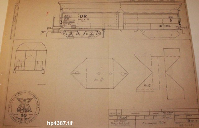 Güterwagen bei der MOB HP4387