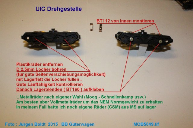 Güterwagen bei der MOB MOB5849
