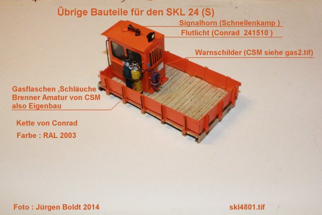 Baubericht des SKL 24(S) für Spur 0 SKL4801