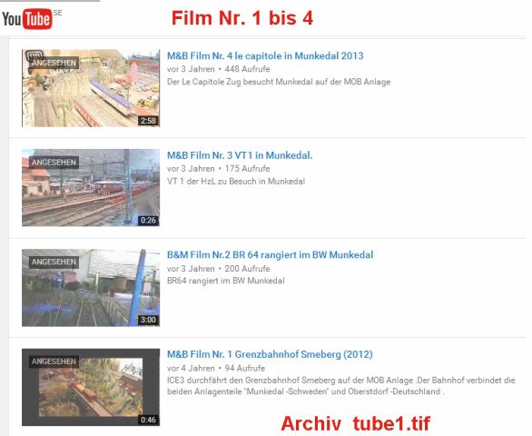 Video's bearbeiten TUBE1