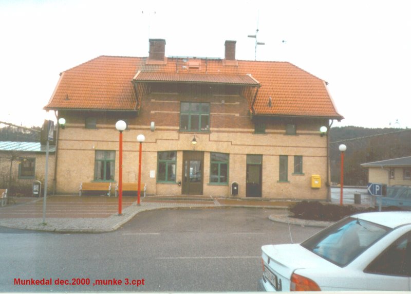 Der Bahnhof Munkedal  Munke3